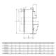 BISON 3-Bakket Centrerpatron Ø630 mm - Støbejern - DIN 6350 - Montering på bagsiden (cylindrisk holder) - 3205-630